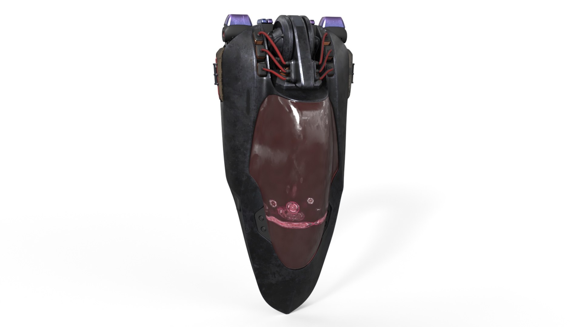 Tactical Sci-Fi Drop Pod 3D model preview