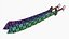 Double Wushu broadswords