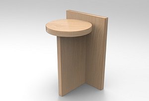 3D Koppa Stool model