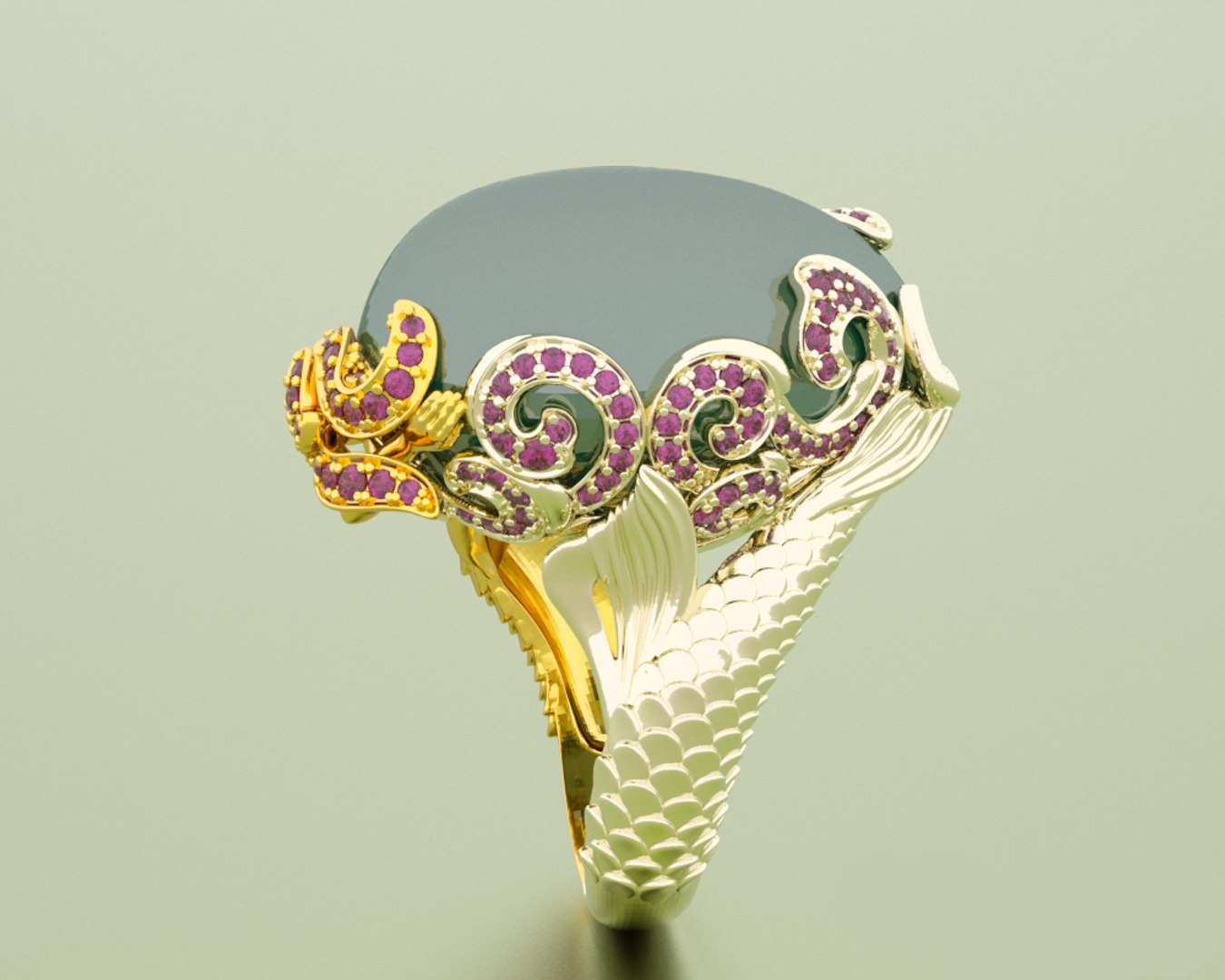 Mermaid Ring Model - TurboSquid 1979625