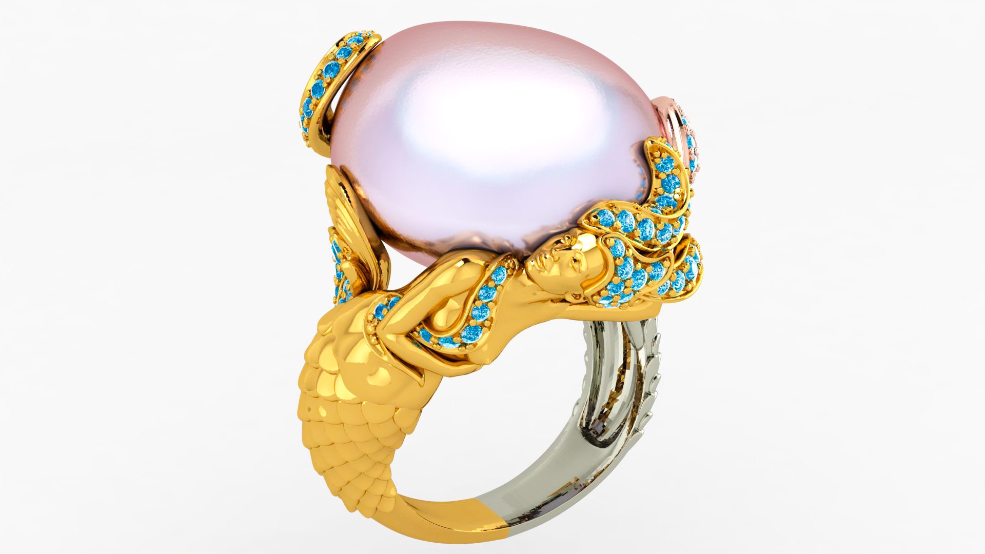 Mermaid Ring Model - TurboSquid 1979625