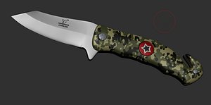 3d combat knife model