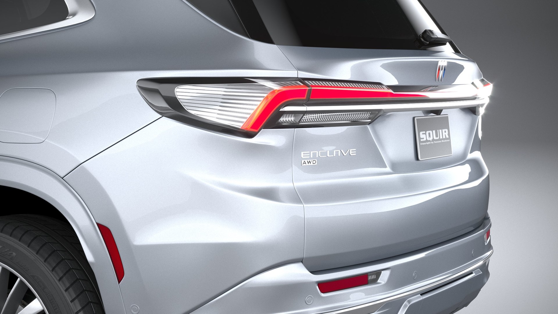 Buick Enclave 2025 3D Model - TurboSquid 2249724