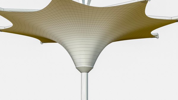 Tensile Structures Umbrella model - TurboSquid 1828057