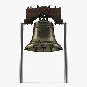 3D model independence hall liberty bell