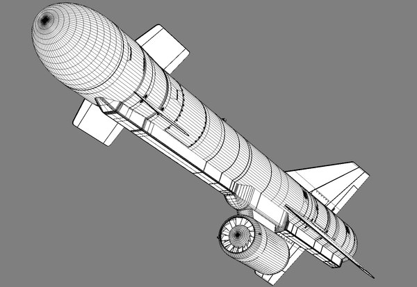 3d kh-59 missile kh-59mk model