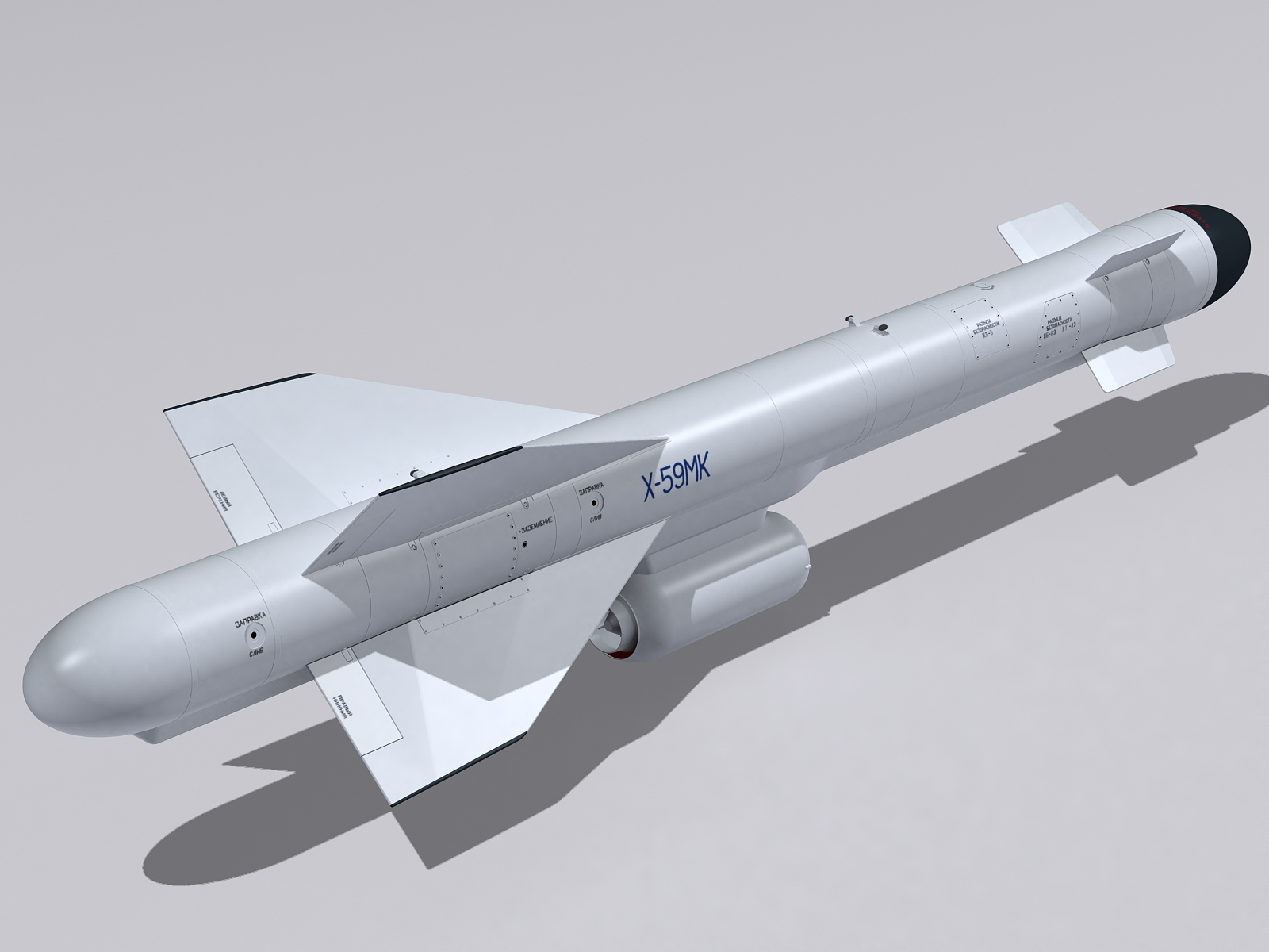 3d kh-59 missile kh-59mk model