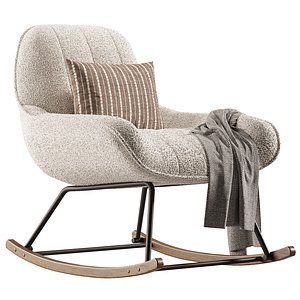 3D model Kave Home - Marlina Rocking Chair