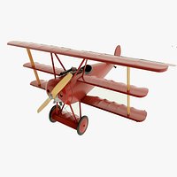 Triplane Fokker Dr1 aircraft