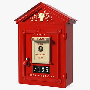 Vintage Gamewell Fire Alarm Station