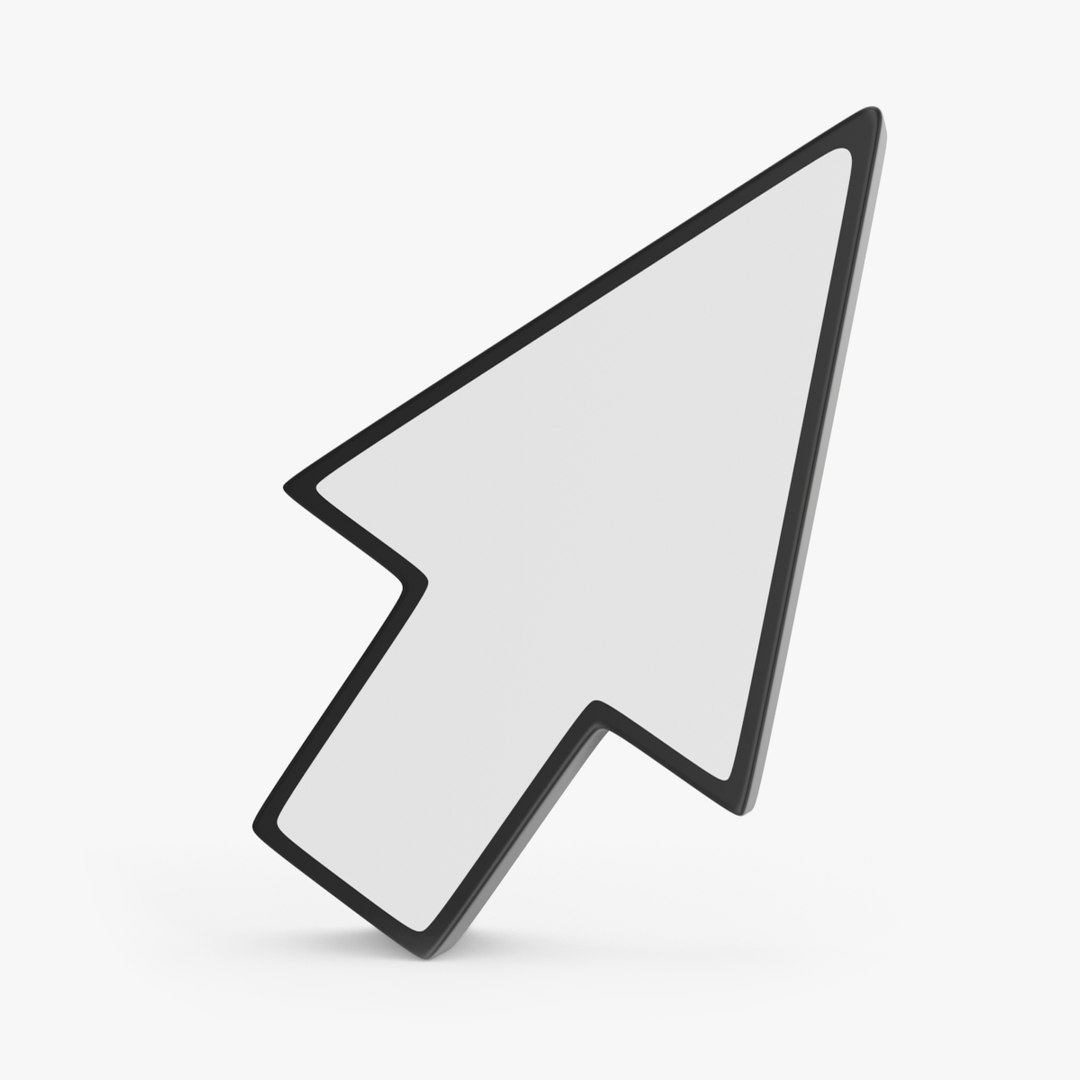3D Model Arrow Cursor - TurboSquid 2133505
