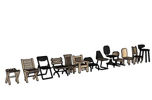 chairs 3D model