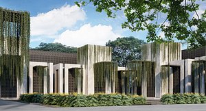 soft caress mahonia 3D