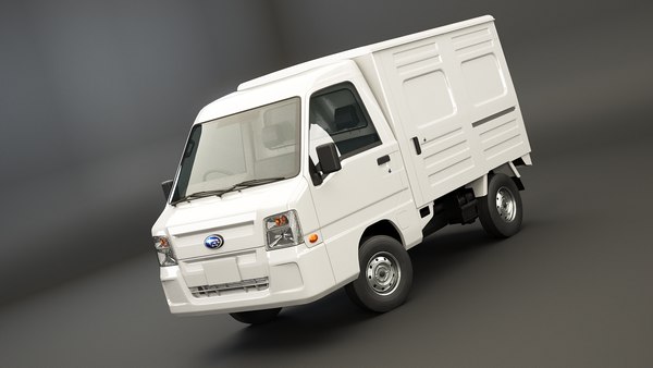 Camion Miniature Subaru Sambar Noir 1:64 - Modèle 2014-2025, Diecast, Déballé Neuf
