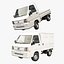 3D Subaru Sambar Truck and Panel Van Collection