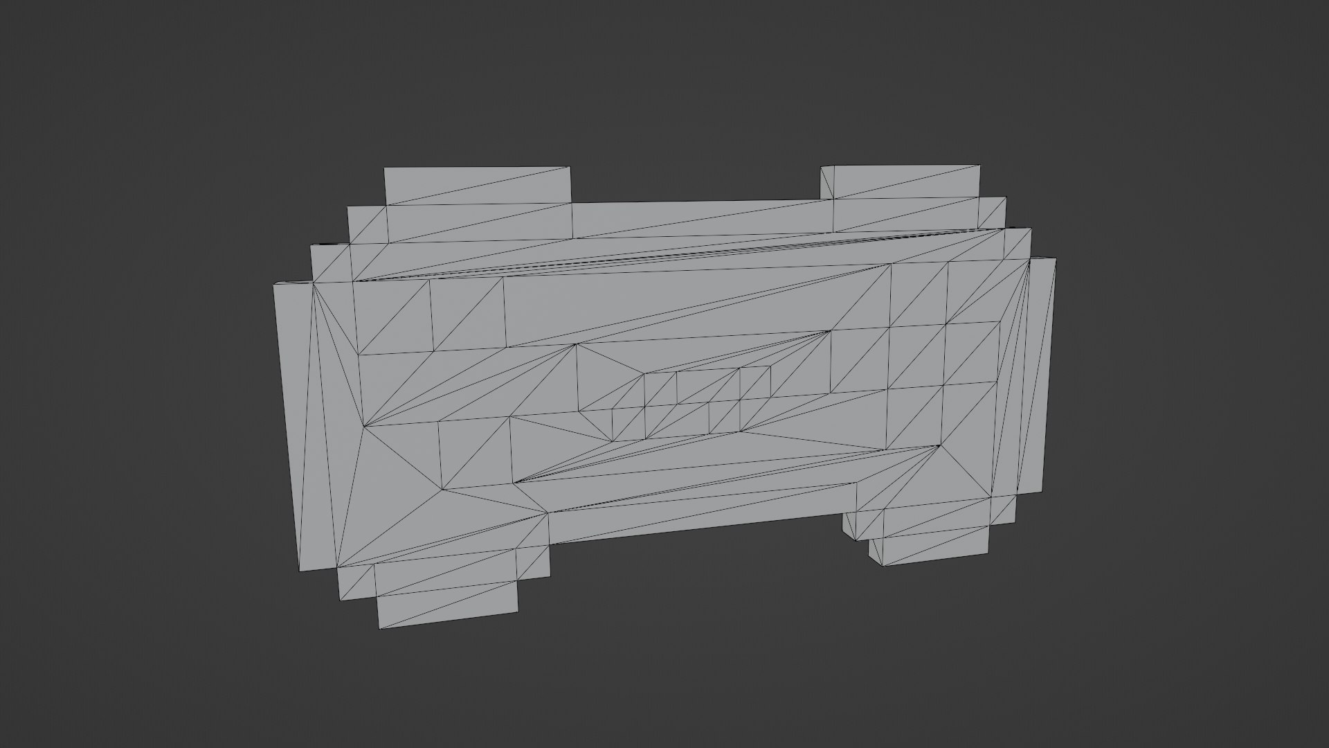 Pixel Game Controller 3D Model - TurboSquid 1932158