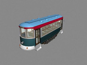 3d victor trolley model