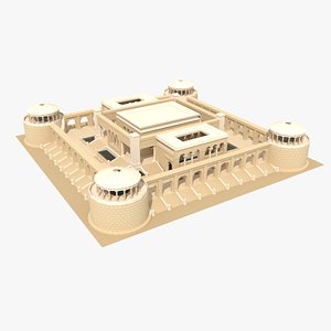 3d model temple silence