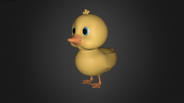 자산 - 만화 - 동물 - Duck Rigged 3D 모델 - TurboSquid 2171888