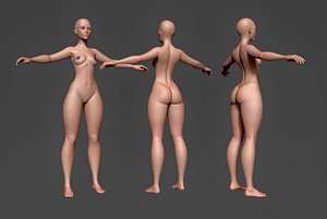 Female Body Basemesh 7