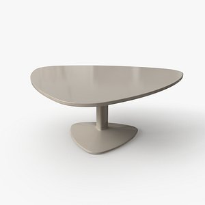 3D Table With Rounded Corners model
