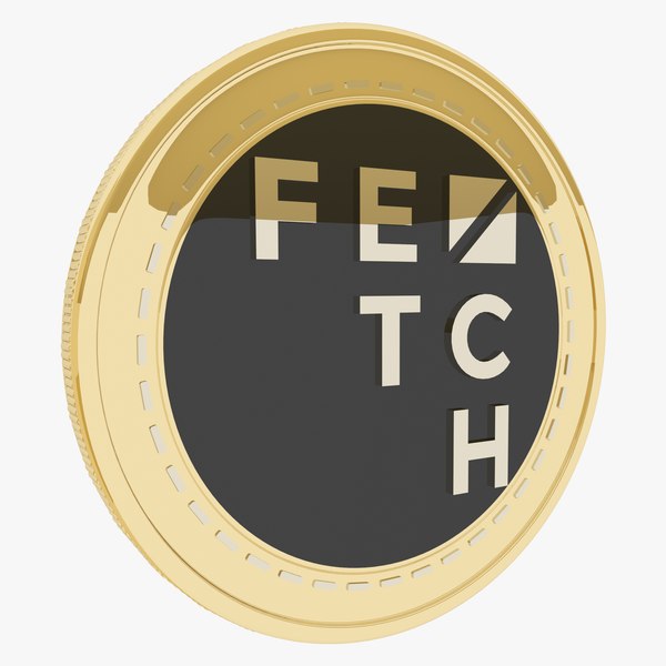 Fetch Cryptocurrency Gold Coin 3D model