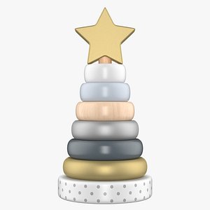 Toy Pyramid Star PBR 3D