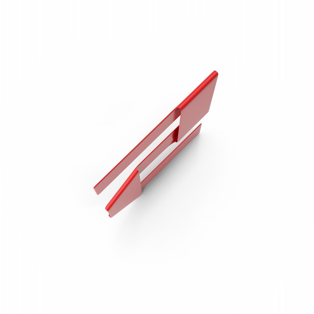 Red Ribbon Number 5 3D Model - TurboSquid 2166248