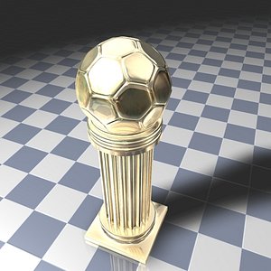 gold foot ball trophy
