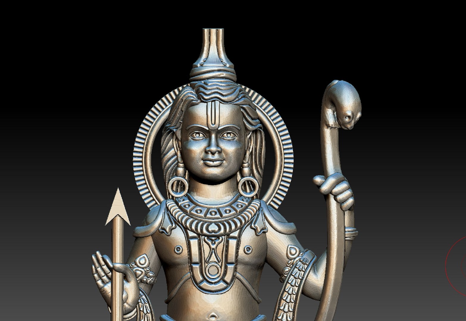 3d Ayodhya Lord Ram With Temple Model - Turbosquid 2183785