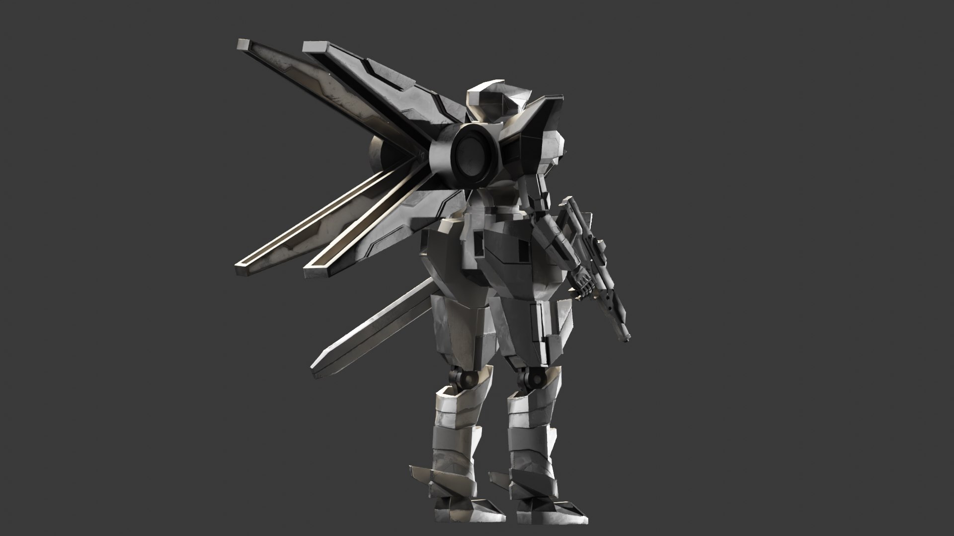 Mecha Trident Model - TurboSquid 2066871