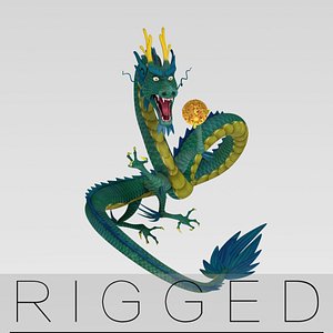 Chinese Dragon rigged