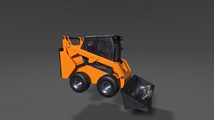 3D bulldozer equipped