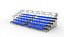 3D bleacher module 3D model