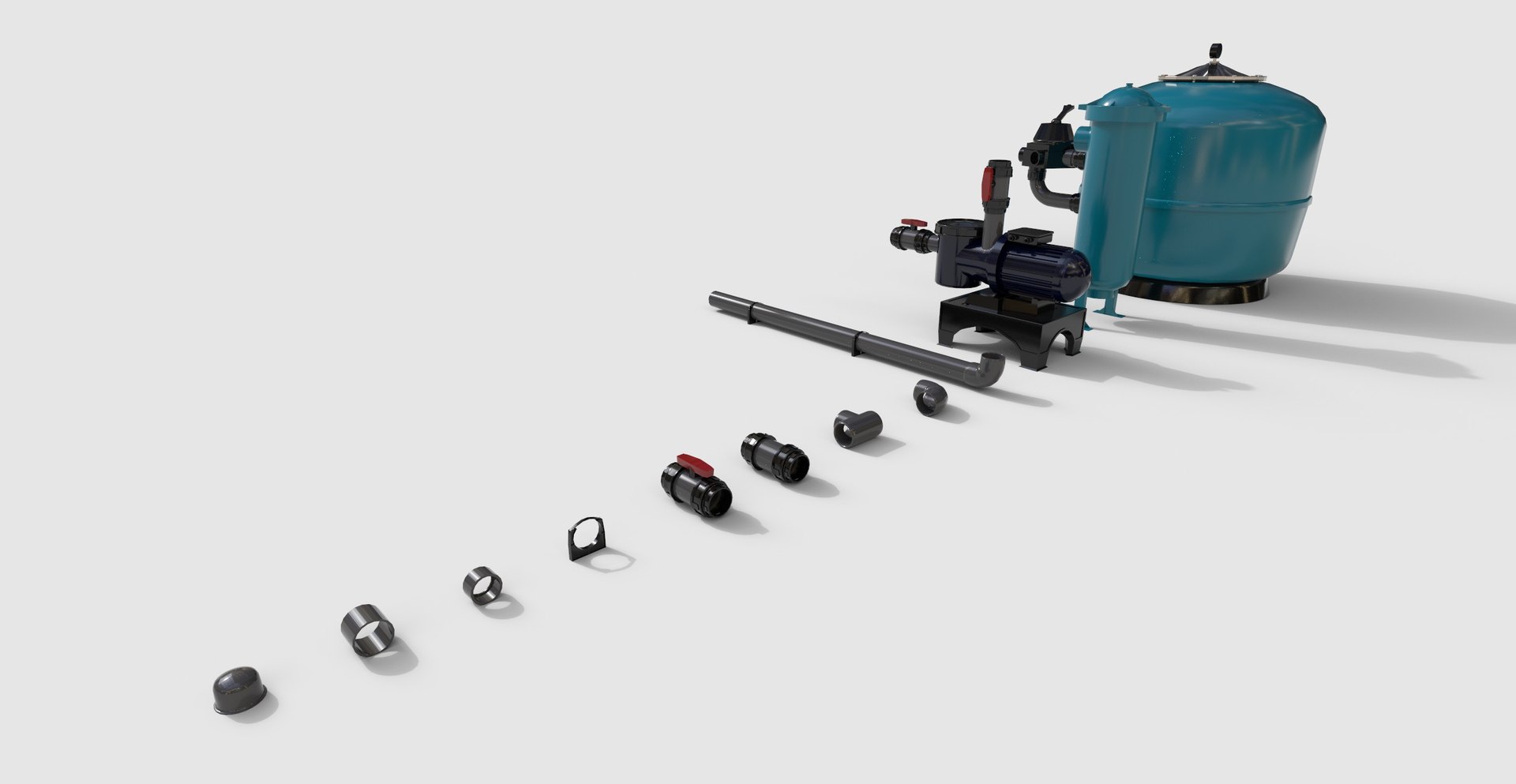 3D Model Pool Filter - TurboSquid 1866445