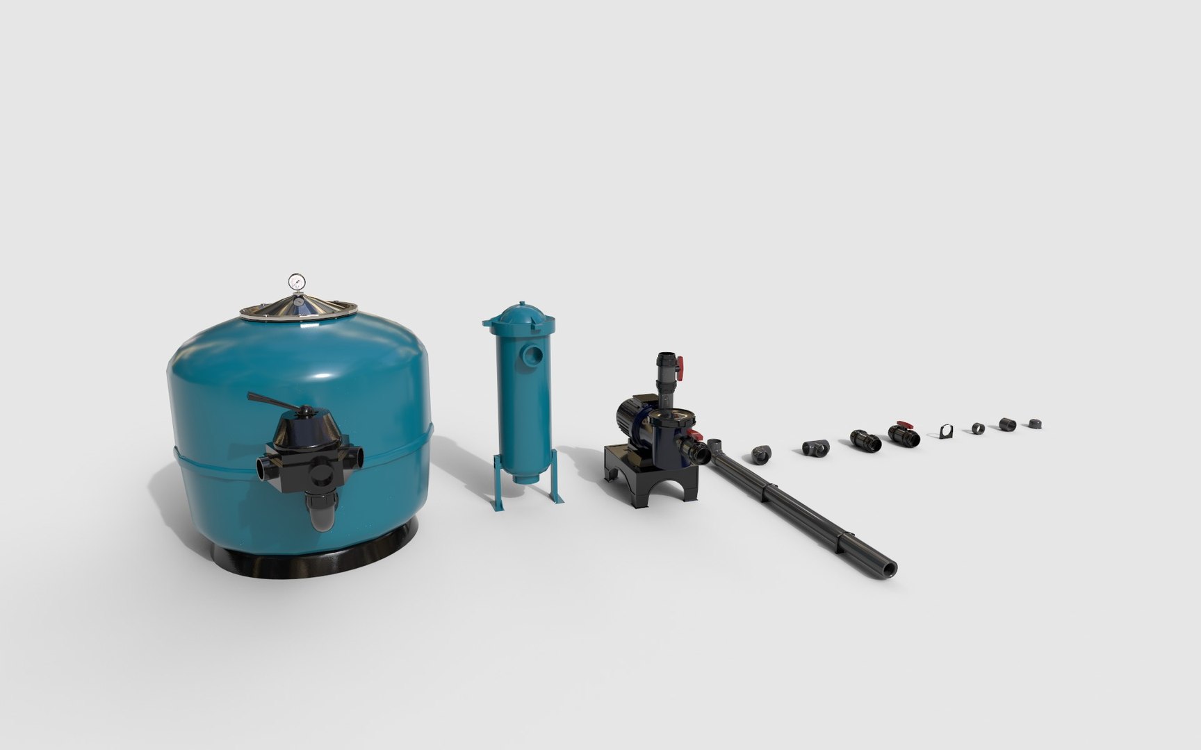 3D Model Pool Filter - TurboSquid 1866445