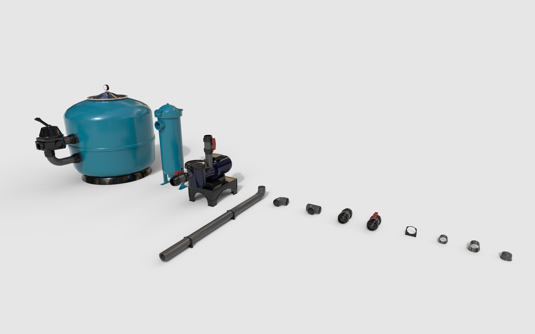 3D Model Pool Filter - TurboSquid 1866445