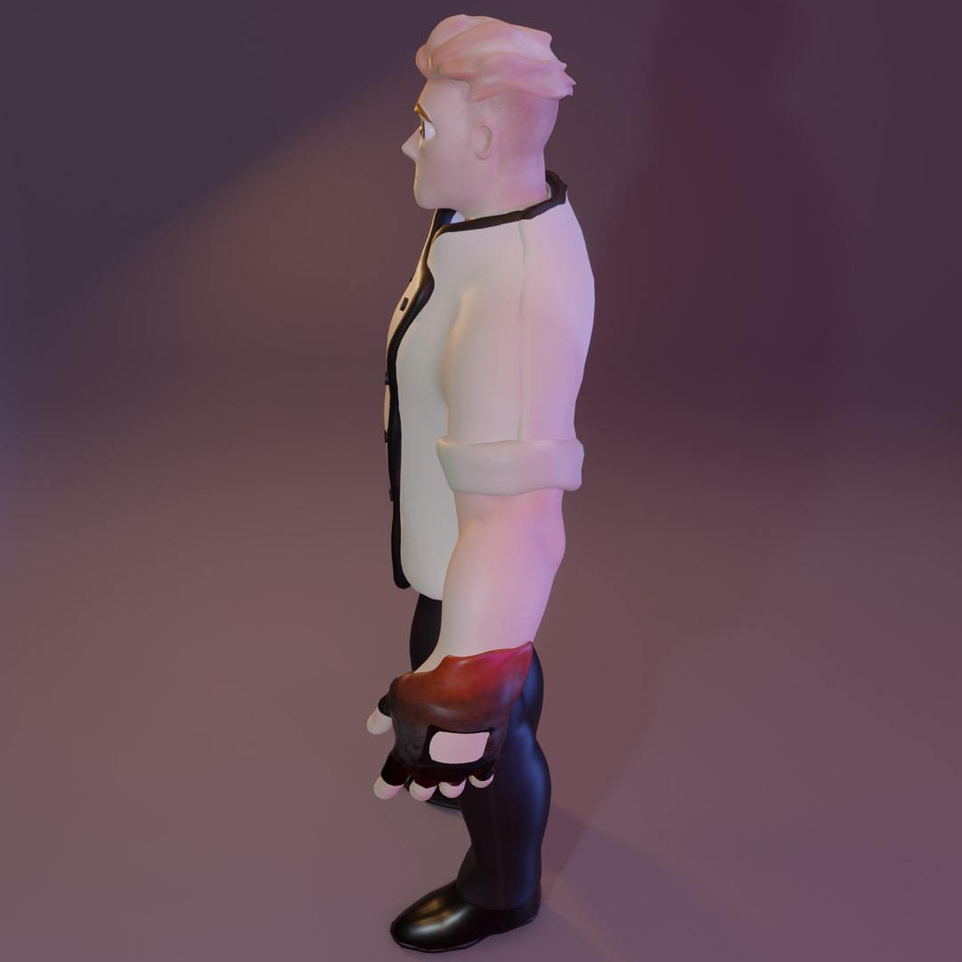 3D Model CHEF CHARACTER WARRIOR - TurboSquid 2278257
