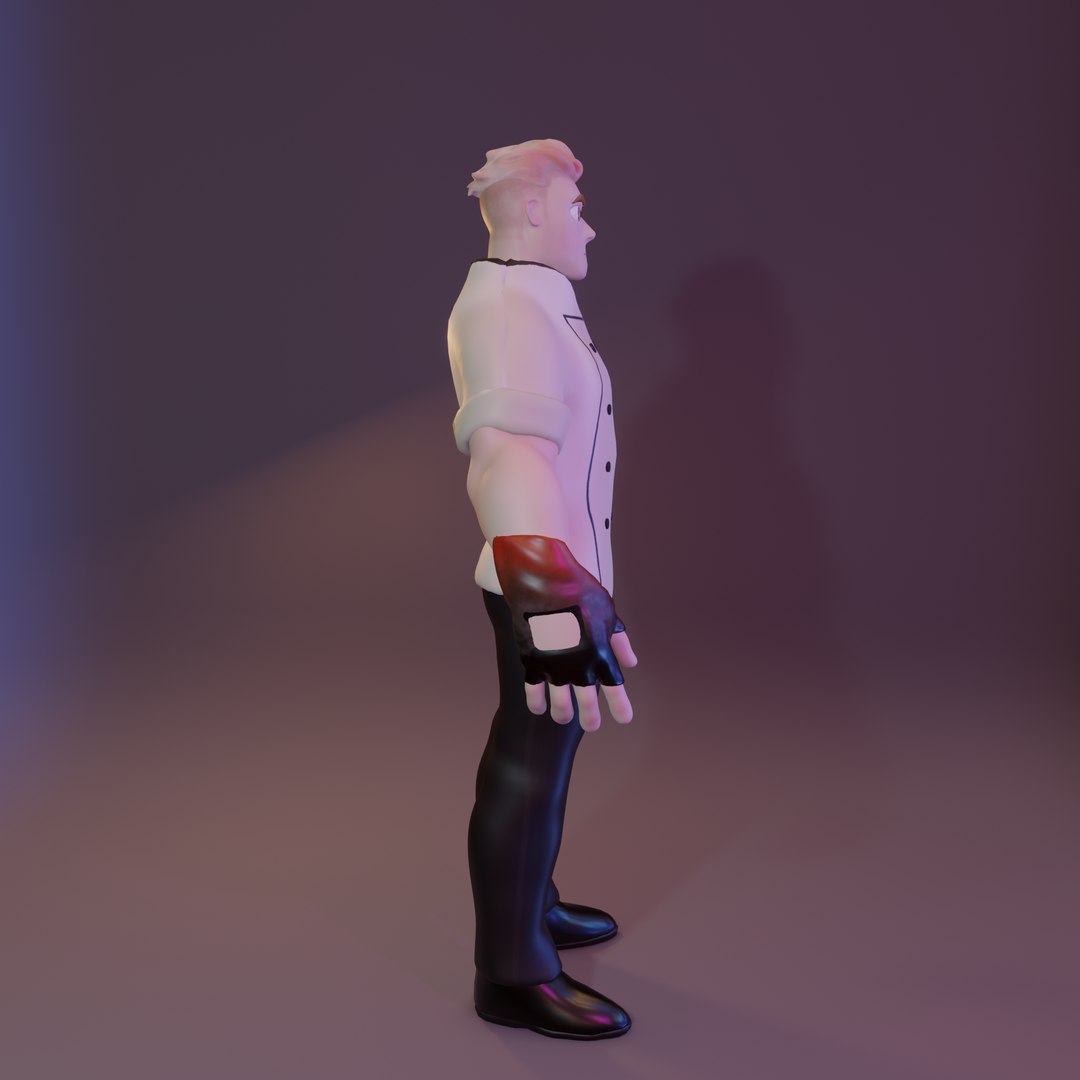 3D Model CHEF CHARACTER WARRIOR - TurboSquid 2278257