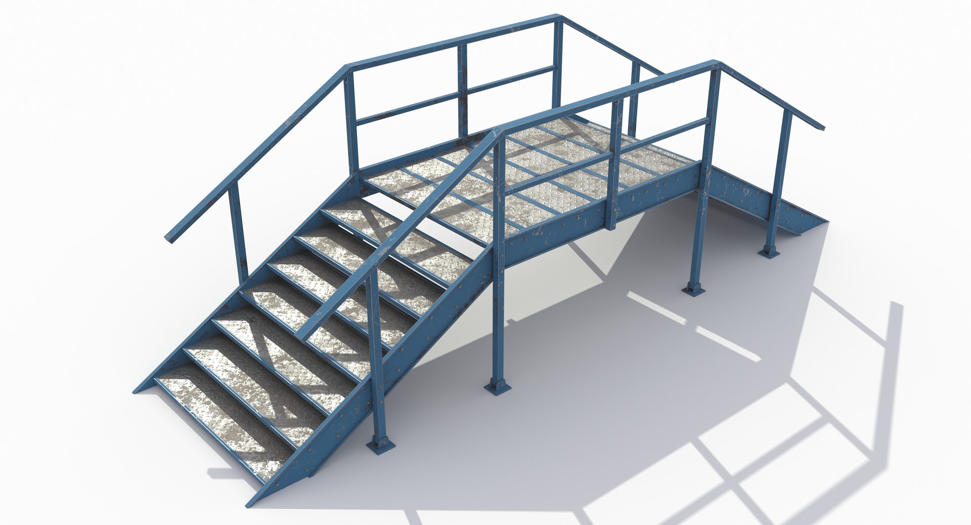 Pedestrian Bridge 33 Model TurboSquid 2294136