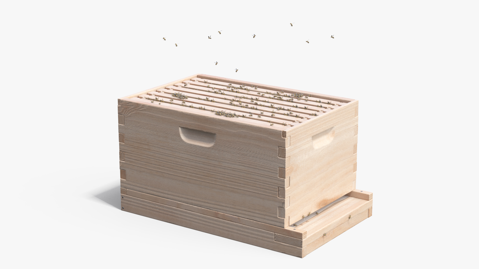 3D Model Brood Box Cedar 8 - TurboSquid 1486665