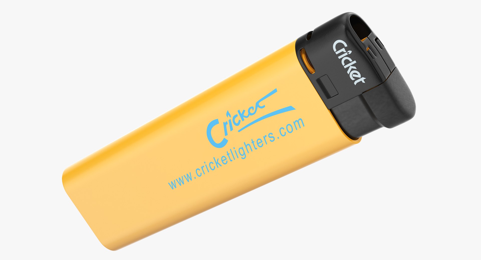 Cricket Lighter 3D model preview