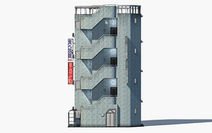 japanese building 0022 3D