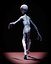 Alien Grey - Body-FacialRigged 3D model