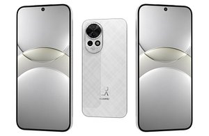 3D model Huawei Nova 13 Feather Sand White Low Poly