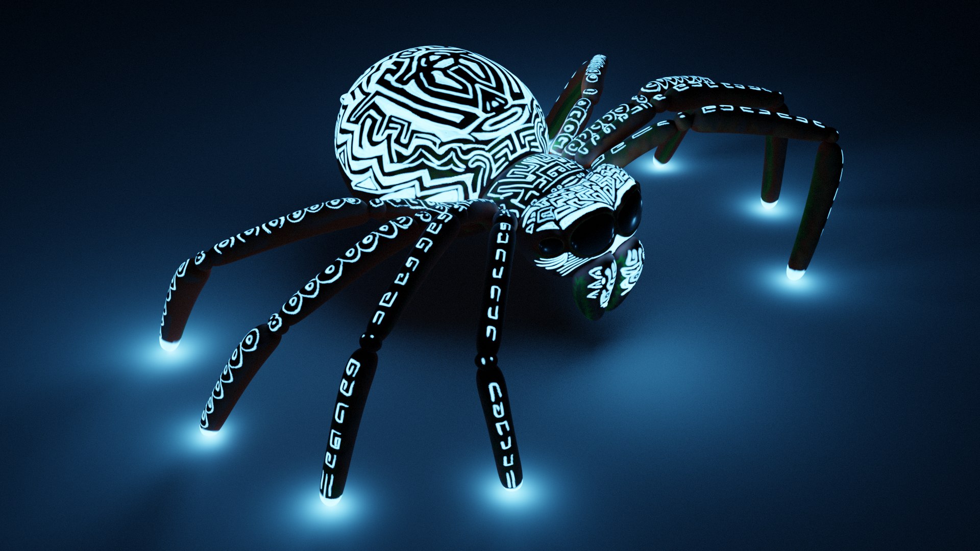 Plush Spider Model - TurboSquid 2114668