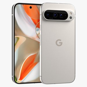 Google Pixel 9 Pro XL Porcelain 3D model
