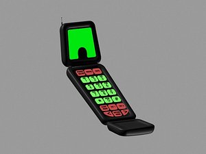 cellular phone 3d model