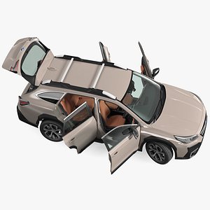 Outback 2021 SUBARU Rigged for Cinema 4D