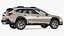 Outback 2021 SUBARU Rigged for Cinema 4D